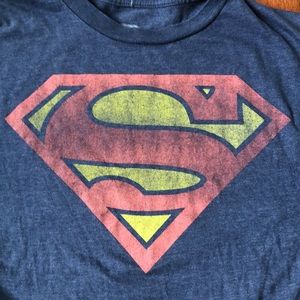 Superman Shirt Washed Logo 💪🦸💪